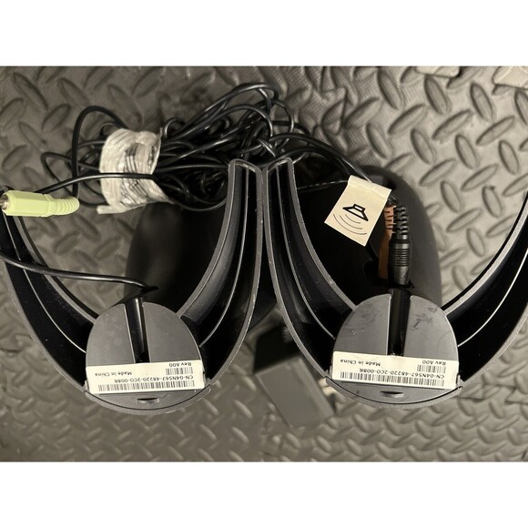 Rare HARMON KARDON REV A00 Computer Speakers w/ POWER SUPPLY Set ac headphone - Picture 6 of 7